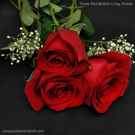 red roses for mother's day